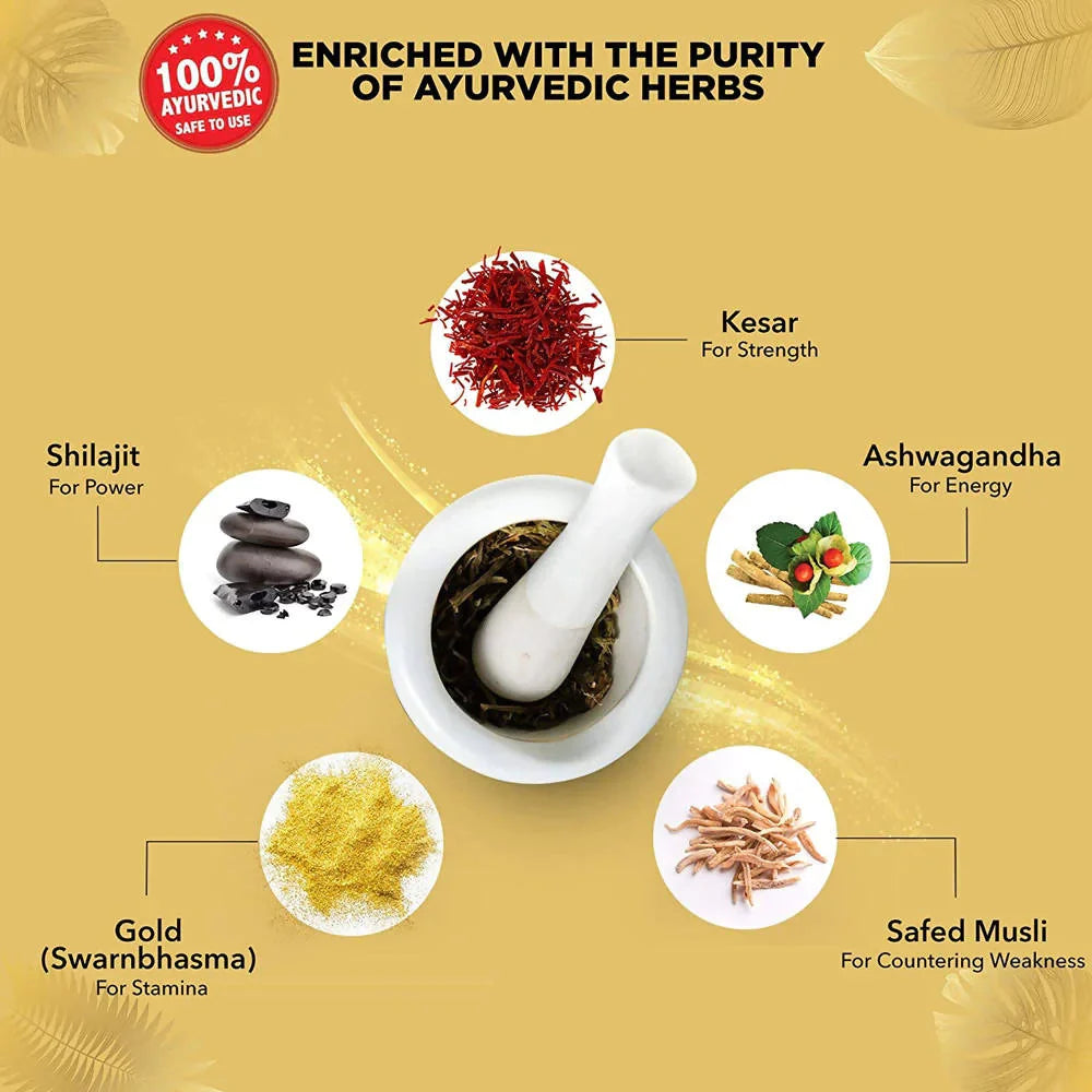 Dabur Sj Double Gold Capsules - 10 Caps